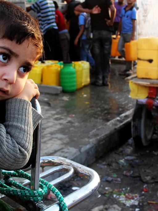 Die Kinder im Gaza-Streifen haben unter der Gewalt zwischen Israel und der Hamas am meisten zu leiden.