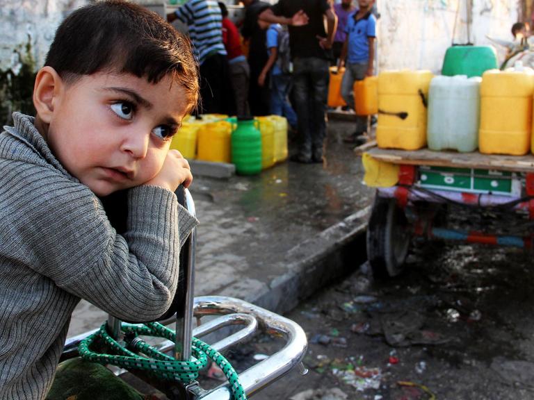 Die Kinder im Gaza-Streifen haben unter der Gewalt zwischen Israel und der Hamas am meisten zu leiden.