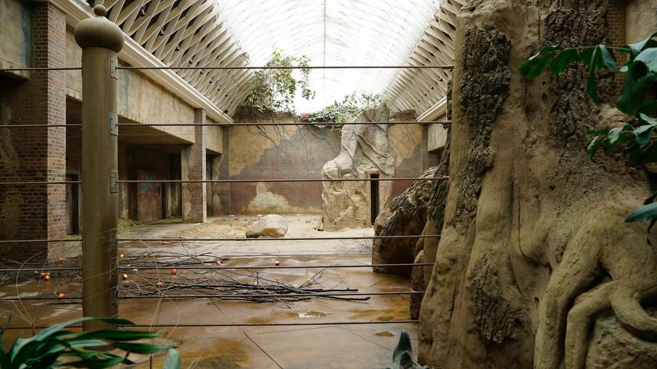 Das alte Elefantenhaus im Leipziger Zoo im Stil eines indischen Tempels steht unter Denkmalschutz und wurde artgerecht umgebaut Das alte Elefantenhaus im Leipziger Zoo im Stil eines indischen Tempels steht unter Denkmalschutz und wurde artgerecht umgebaut