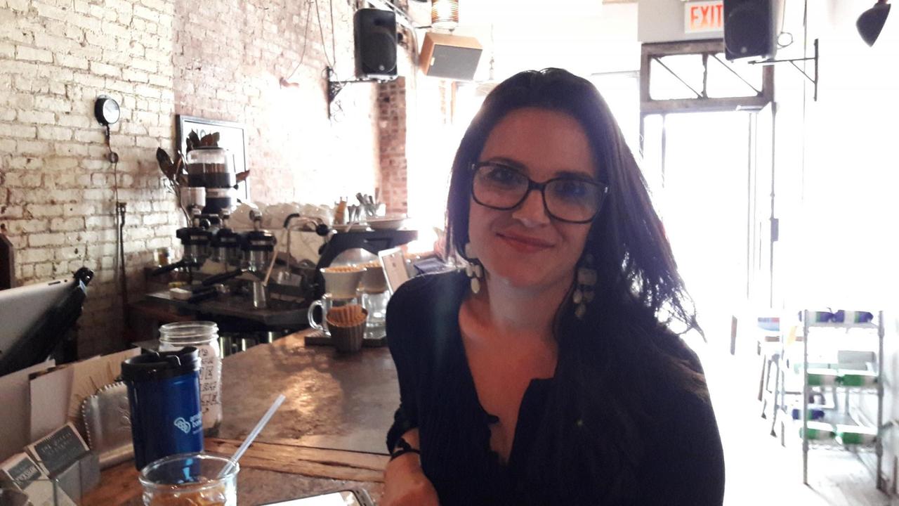 Nomiki Konst, Journalistin und "Our-Revolution"-Aktivistin Nomiki Konst, Journalistin und "Our-Revolution"-Aktivistin
