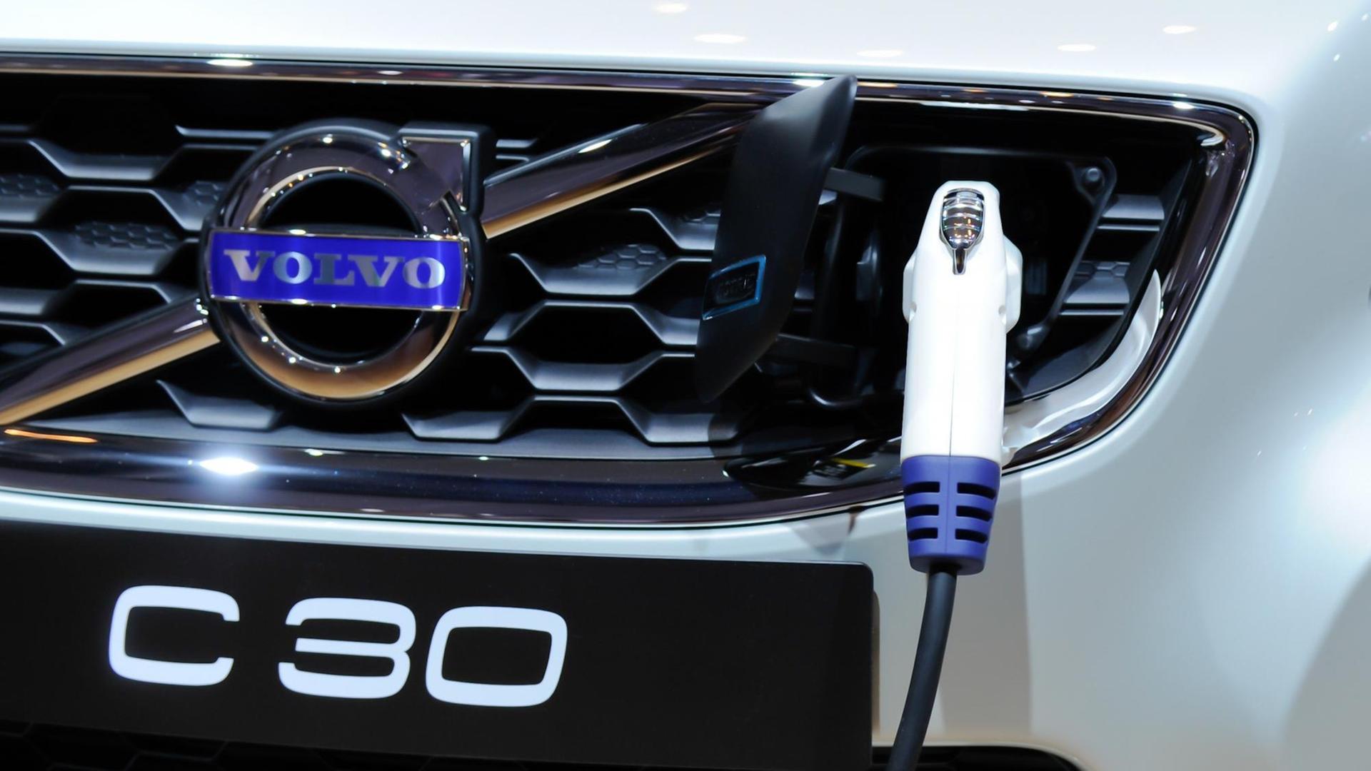Ein Elektrofahrzeug von Volvo
