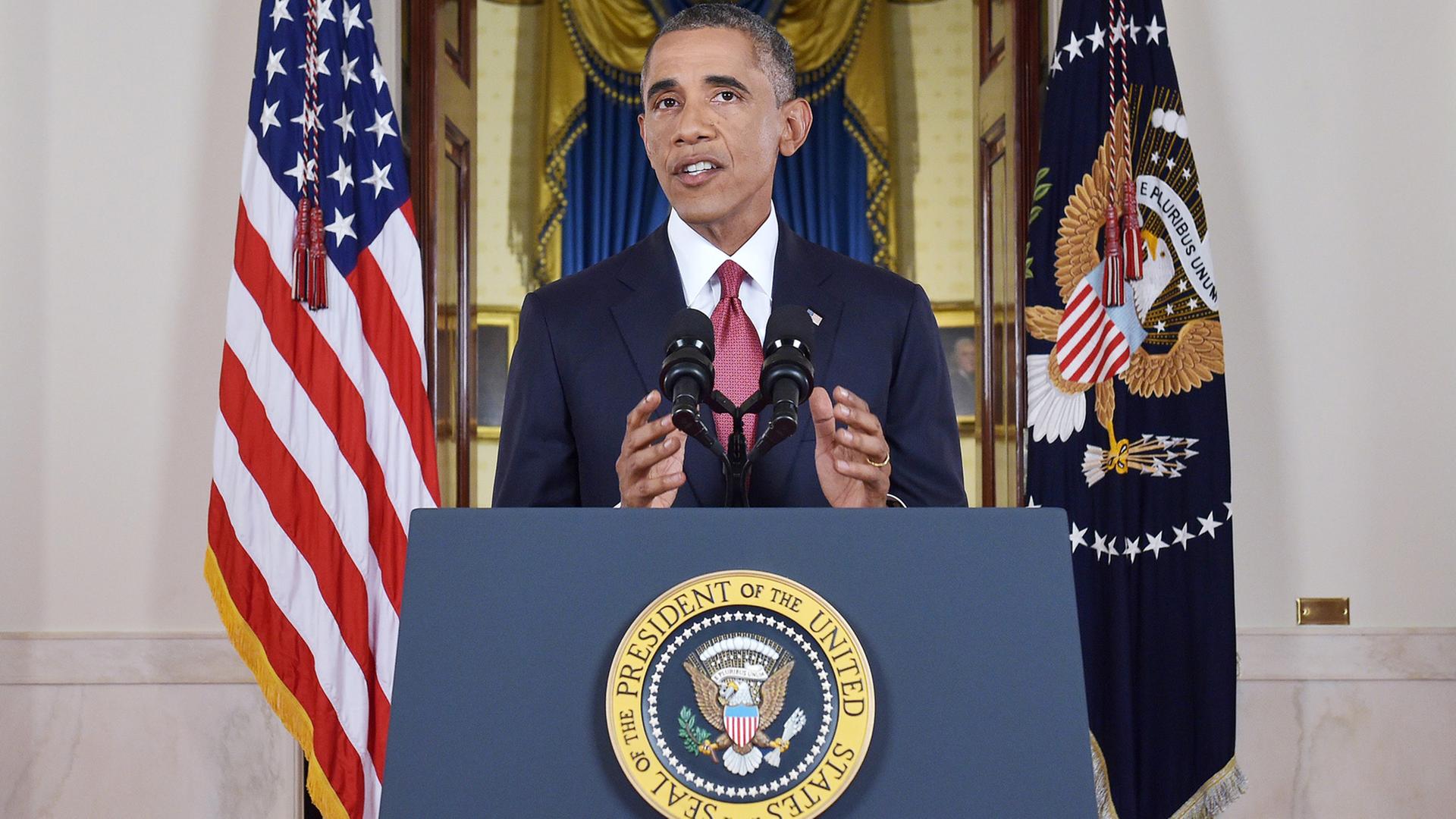US-Präsident Obama hält eine "Rede an die Nation" am 10.09.2014 US-Präsident Obama hält eine "Rede an die Nation" am 10.09.2014