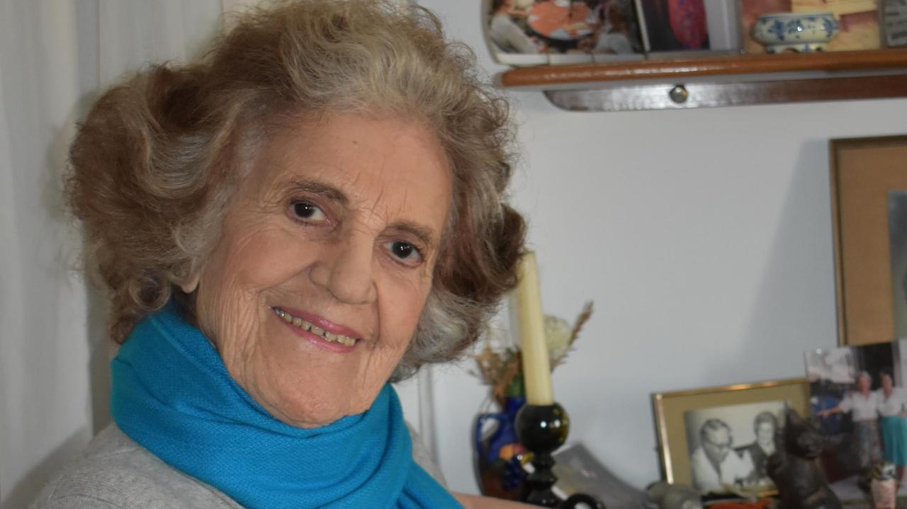 Gisela Brunnehild, Bewohnerin des deutsch-jüdischen Hochhauses "Vida Linda" in Buenos Aires Gisela Brunnehild, Bewohnerin des deutsch-jüdischen Hochhauses "Vida Linda" in Buenos Aires