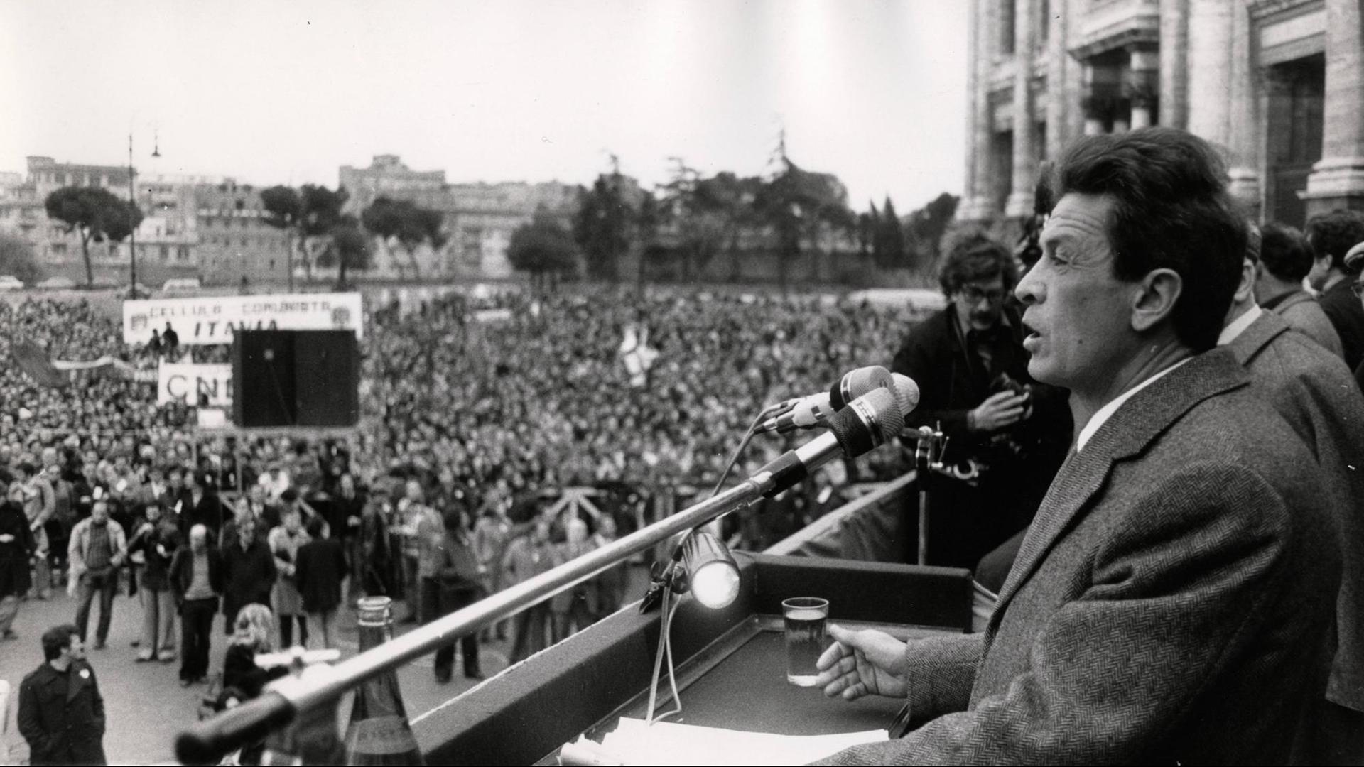 Enrico Berlinguer, von 1972 bis 1984 Generalsekretär der Kommunistischen Partei Italiens (KPI)