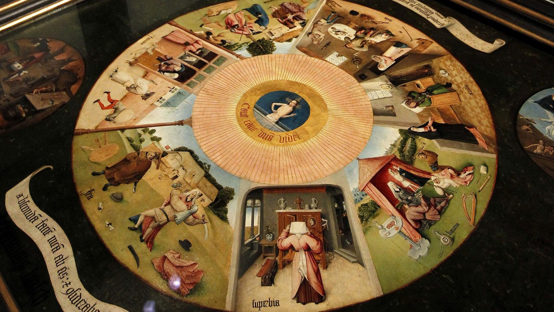 "Die sieben Todsünden" von Hieronymus Bosch "Die sieben Todsünden" von Hieronymus Bosch
