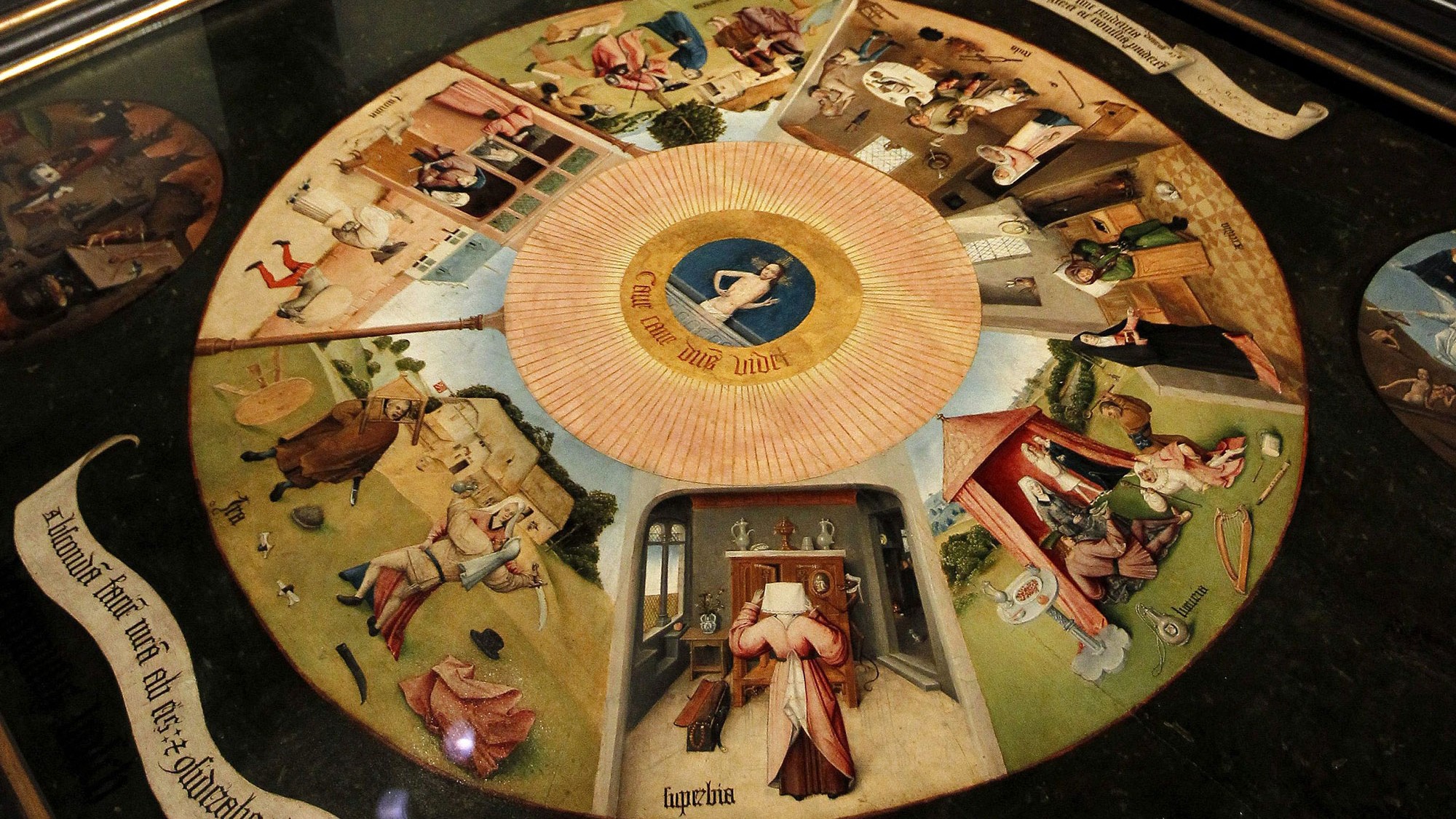 Семь смертных грехов и четыре последние вещи иероним босх картина