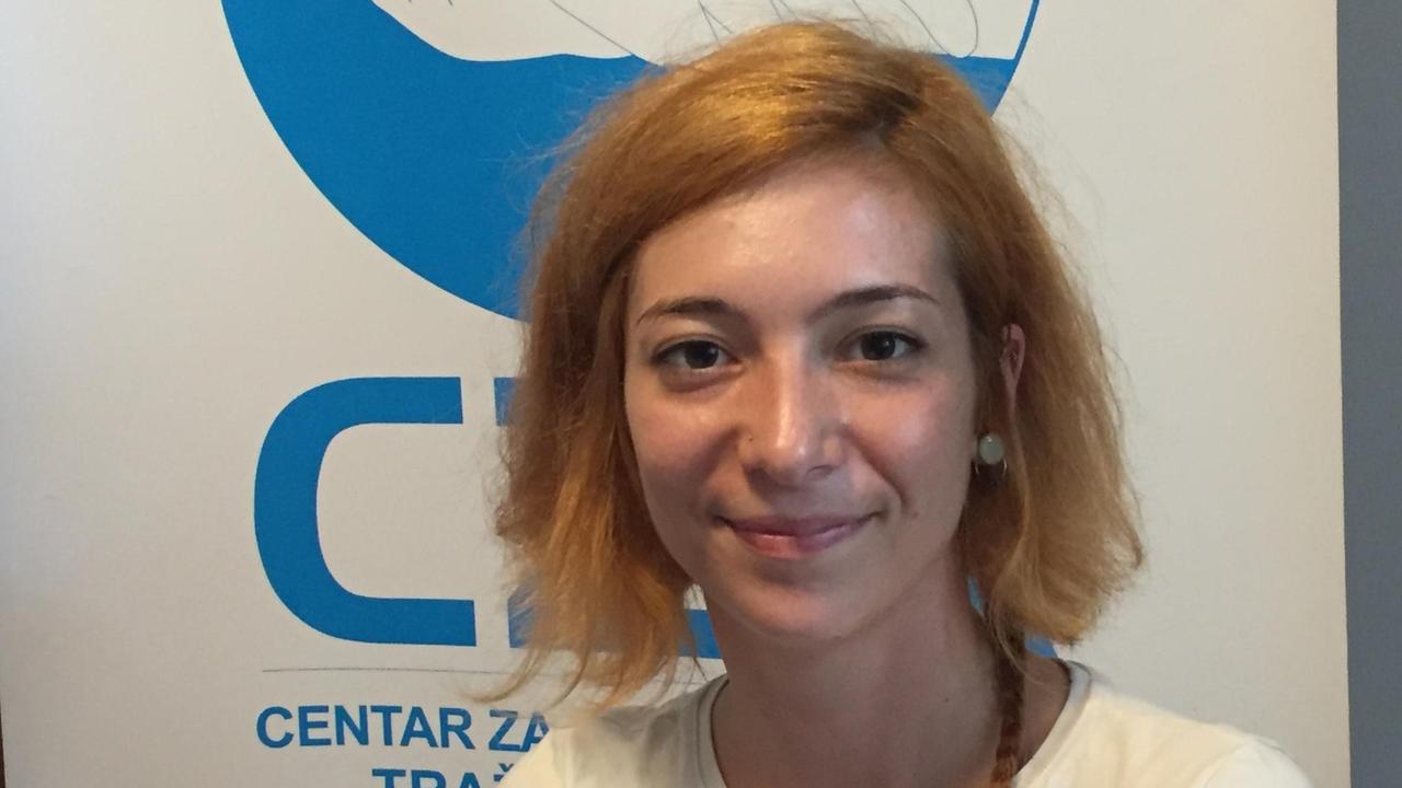 Jana Stojanovic vom Asylum Protection Center Serbien Jana Stojanovic vom Asylum Protection Center Serbien