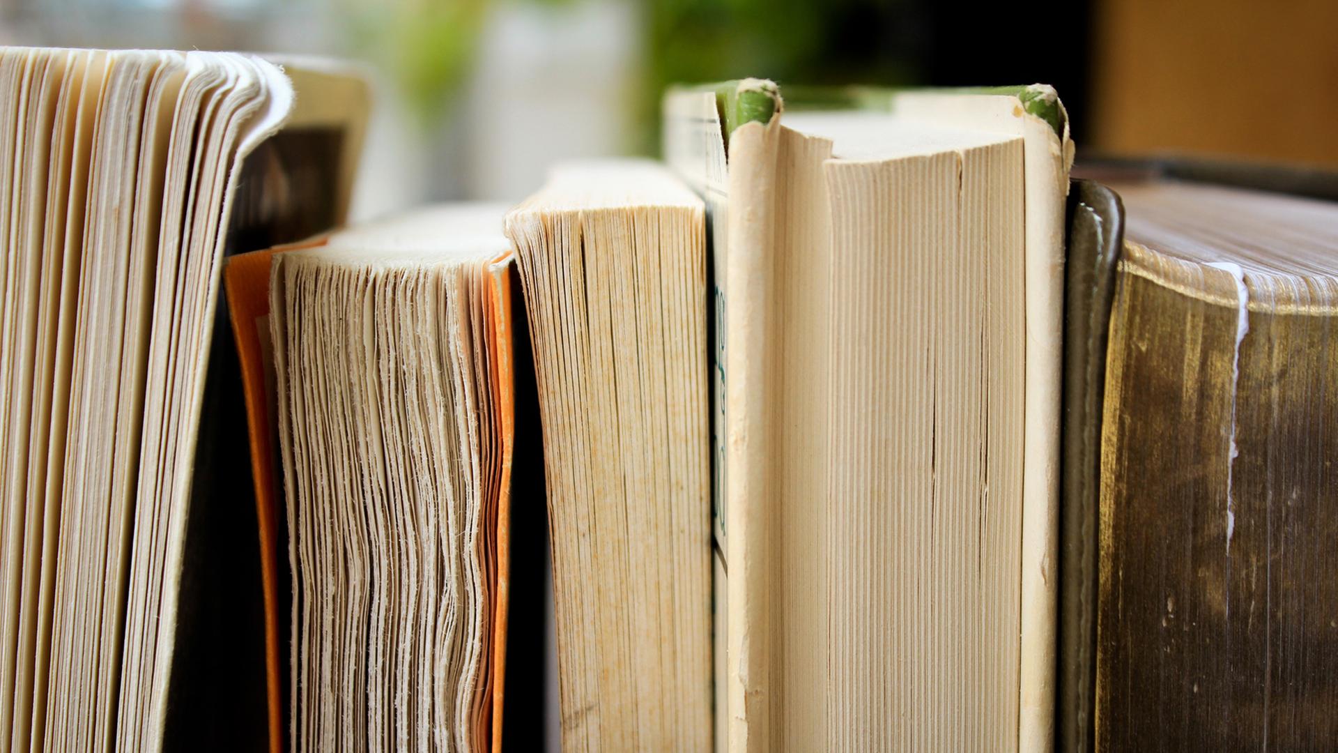 Benutzte Bücher von vorne Benutzte Bücher von vorne