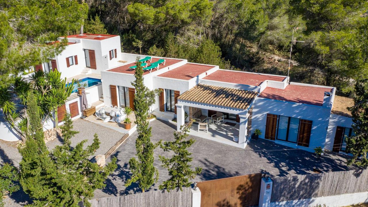 Ansicht der Finca auf Ibiza Ansicht der Finca auf Ibiza