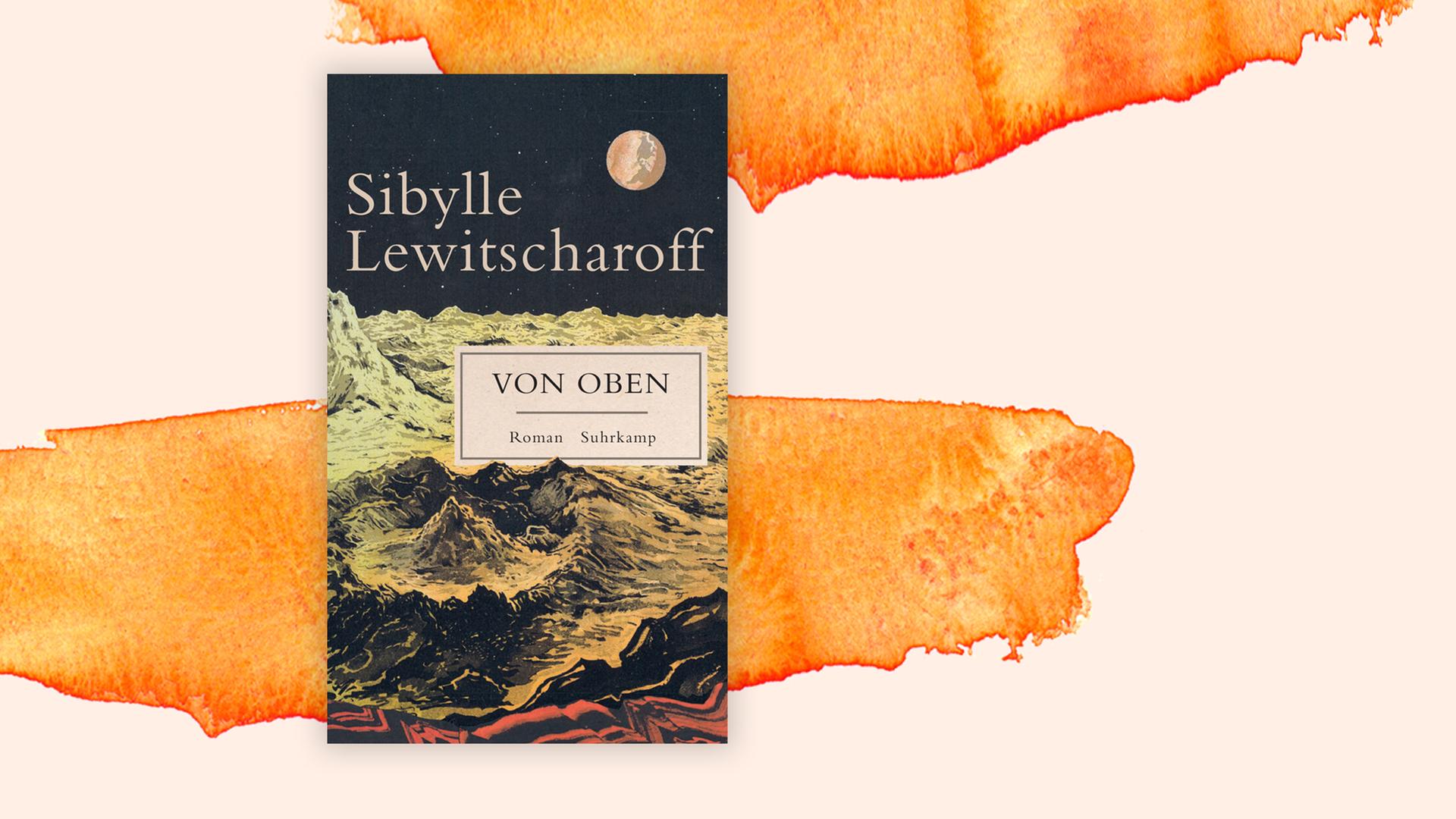 Das Bild zeigt die zerklüfftete Mondoberfläche. Im Hintergrund der schwarze Weltraum und die Erde. Das Bild zeigt die zerklüfftete Mondoberfläche. Im Hintergrund der schwarze Weltraum und die Erde.