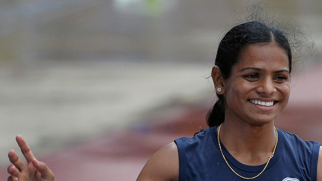 Die indische Leichtathletin Dutee Chand Die indische Leichtathletin Dutee Chand