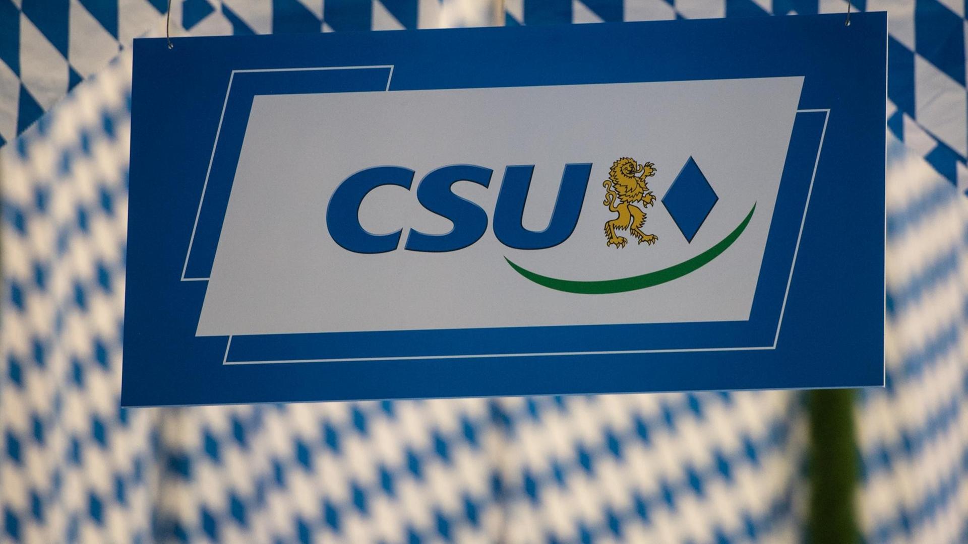 Das Parteilogo der CSU Das Parteilogo der CSU