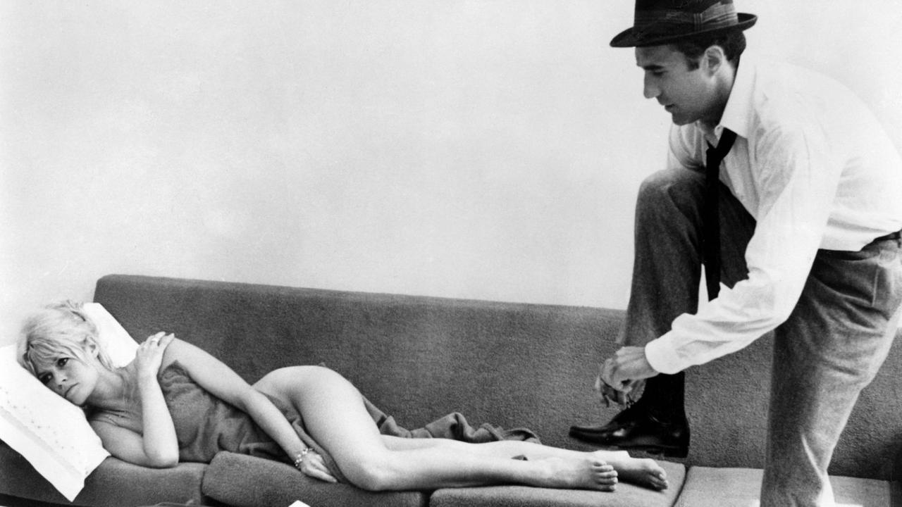 Filmszene mit Brigitte Bardot und Michel Piccoli in "Die Verachtung" (Le Mepris) von 1963. Filmszene mit Brigitte Bardot und Michel Piccoli in "Die Verachtung" (Le Mepris) von 1963.