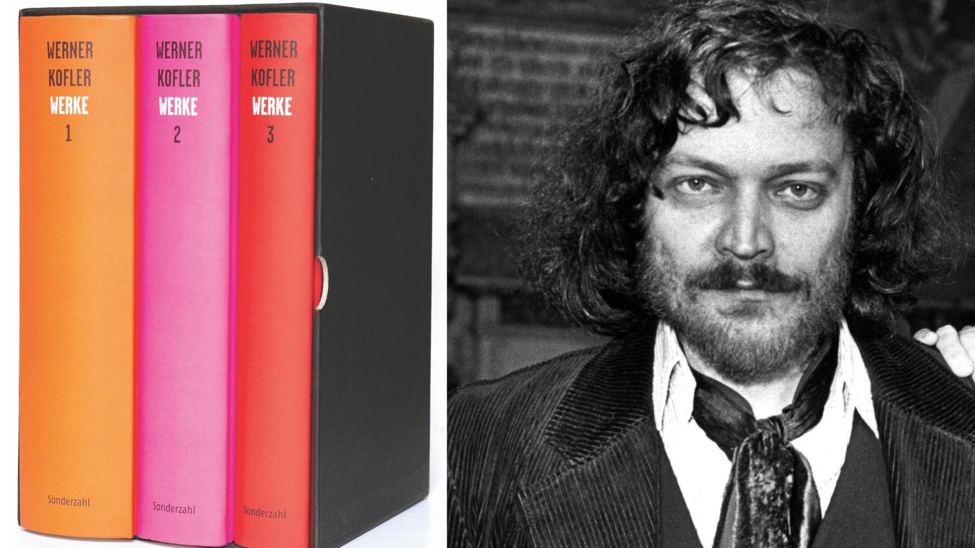 Buchcover: Dürr, Sonnleitner, Straub (Hrsg.): „Kommentierte Werkausgabe Werner Kofler“ Der österreichische Autor Werner Kofler, aufgenommen am 26.01.1981 in Bremen, wo er damals den Literatur-Förderpreis der Hansestadt erhielt. Buchcover: Dürr, Sonnleitner, Straub (Hrsg.): „Kommentierte Werkausgabe Werner Kofler“ Der österreichische Autor Werner Kofler, aufgenommen am 26.01.1981 in Bremen, wo er damals den Literatur-Förderpreis der Hansestadt erhielt.