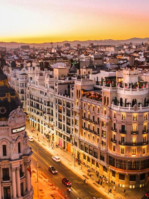 Ein prächtiger Panoramablick über Madrid