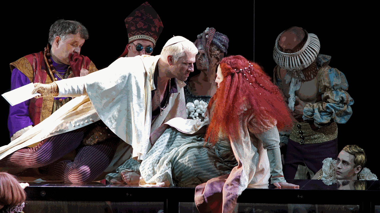 Eine Szene aus Berthold Goldschmidts Oper "Beatrice Cenci" bei den Bregenzer Festspielen Eine Szene aus Berthold Goldschmidts Oper "Beatrice Cenci" bei den Bregenzer Festspielen
