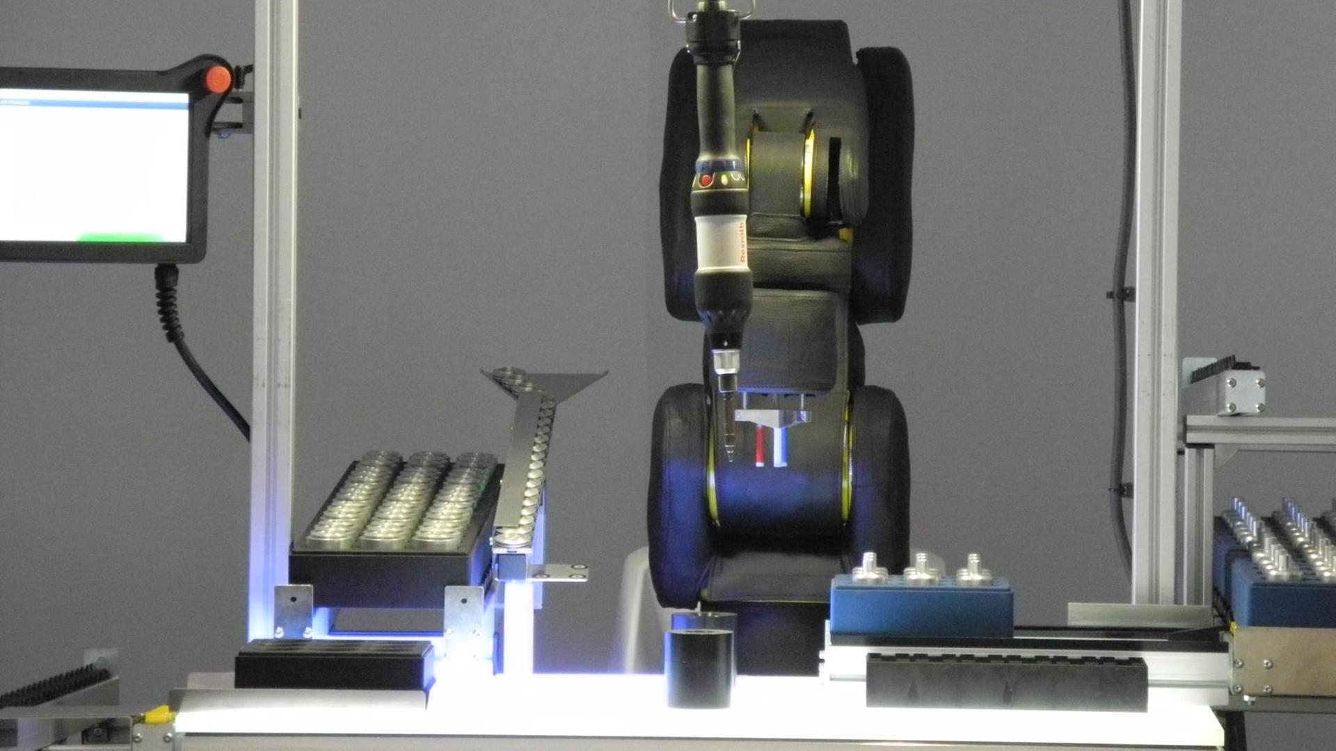 Ein Roboter des Forschungsprojekts "Aquias". Ein Roboter des Forschungsprojekts "Aquias".