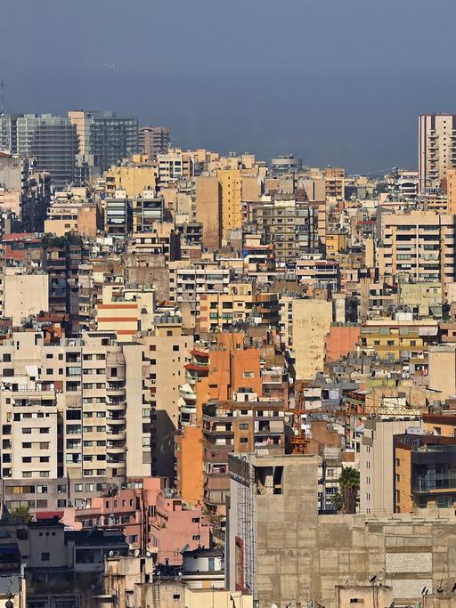 Das Sama-Hochhaus in Beirut, der Hauptstadt des Libanons, im März 2016.
