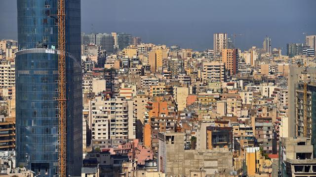Blick auf die libanesische Hauptstadt Beirut