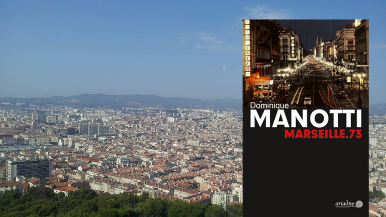 Dominique Manottis „Marseille.73“ vor dem Panorama von Marseille Dominique Manottis „Marseille.73“ vor dem Panorama von Marseille
