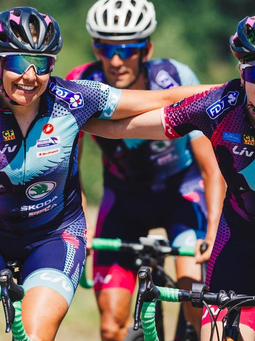 Radsport-Aktivistinnen von "Donnons des Elles au Vélo".