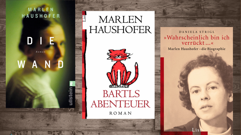 3 Buchcover zu Marlen Haushofer 3 Buchcover zu Marlen Haushofer
