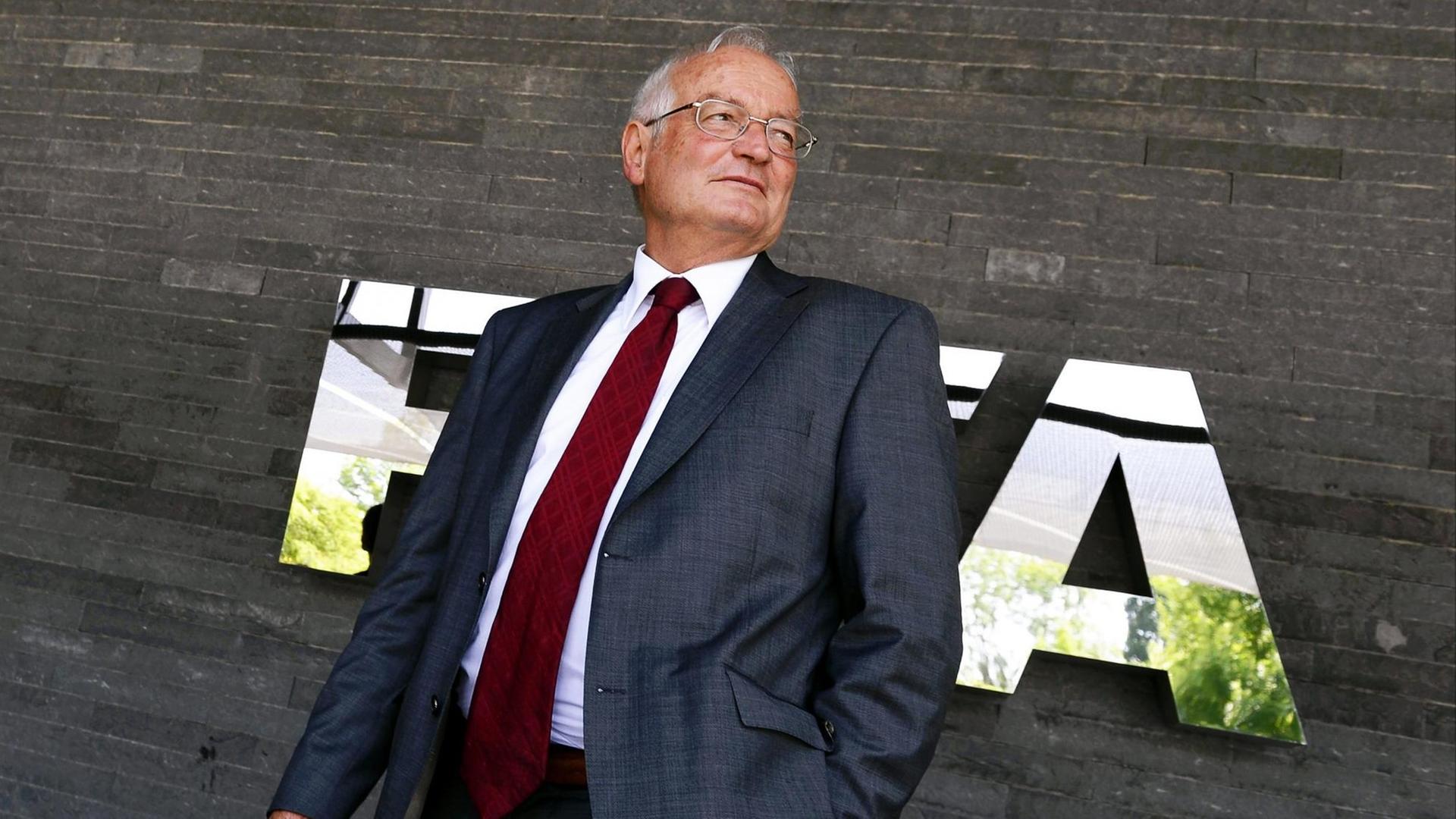 Hans-Joachim Eckert, Ex-Vorsitzender der rechtsprechenden Kammer der FIFA-Ethikkommission Hans-Joachim Eckert, Ex-Vorsitzender der rechtsprechenden Kammer der FIFA-Ethikkommission