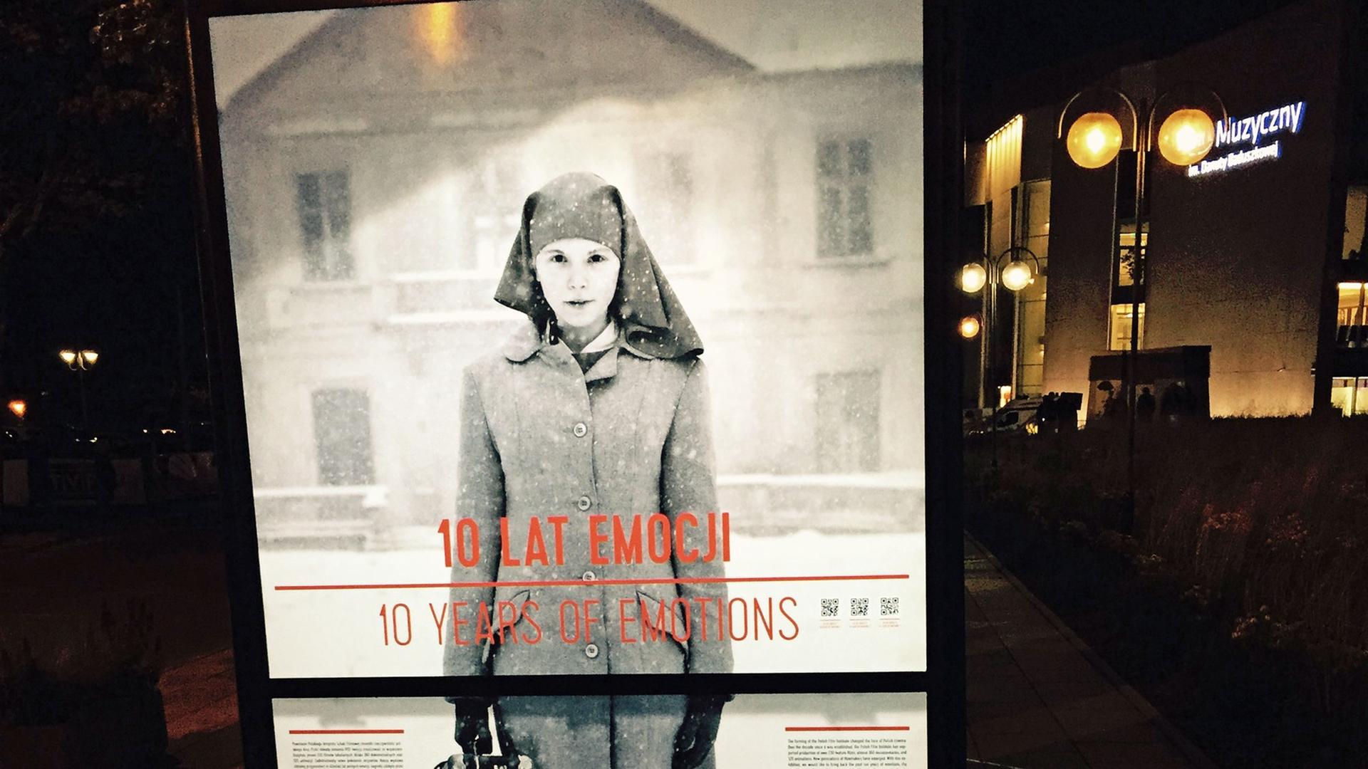 Filmplakat des oscarprämierten Filmfs "Ida" auf dem Filmfestival in Gdynia. Filmplakat des oscarprämierten Filmfs "Ida" auf dem Filmfestival in Gdynia.