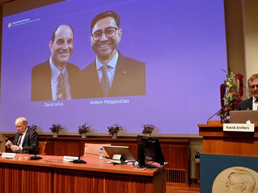David Julius (l) und Ardem Patapoutian bekommen 2021 den Medizin-Nobelpreis.