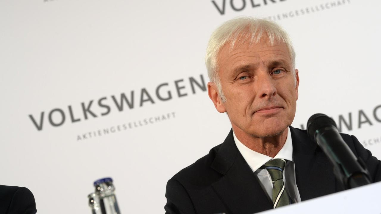 Matthias Müller, neuer Vorstandsvorsitzender der Volkswagen AG Matthias Müller, neuer Vorstandsvorsitzender der Volkswagen AG