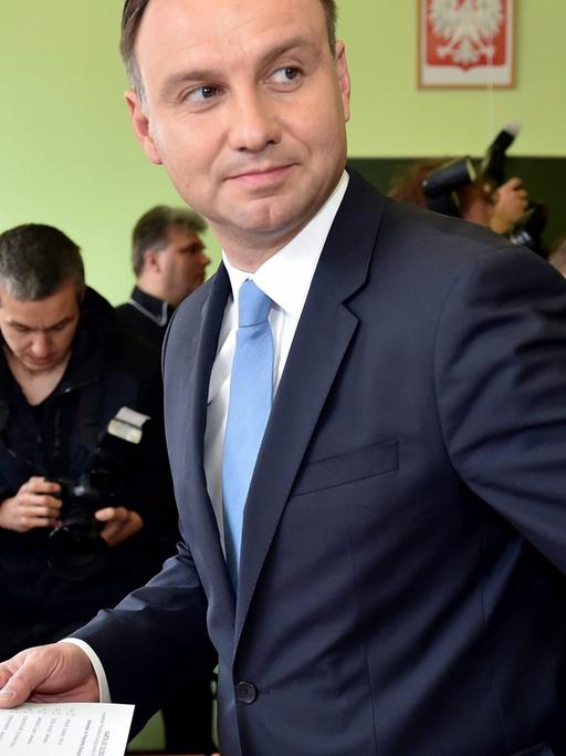 Der polnische Präsidentschaftskandidat Andrzej Duda