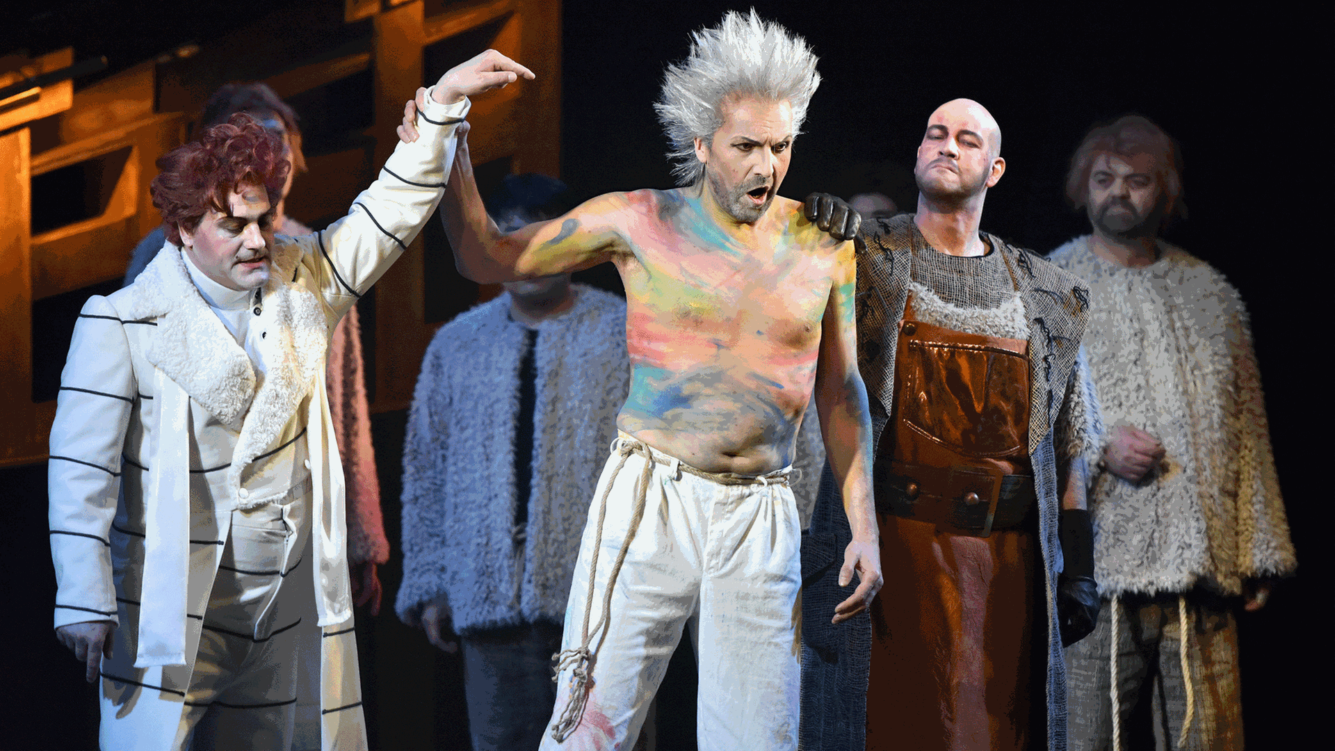 Eine Szene aus der Oper "Rübezahl und der Sackpfeifer von Neiße" von Hans Sommer Eine Szene aus der Oper "Rübezahl und der Sackpfeifer von Neiße" von Hans Sommer