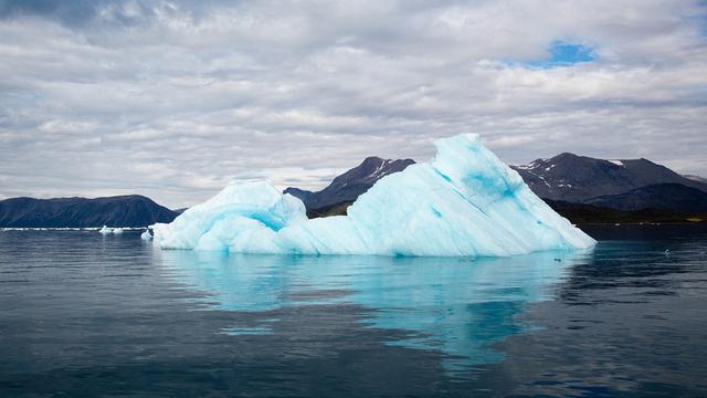 Ein Eisberg in Süd-West-Grönland im August 2014.