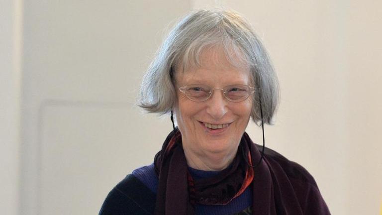 Porträt von Elke Erb, aufgenommen 2019 Porträt von Elke Erb, aufgenommen 2019