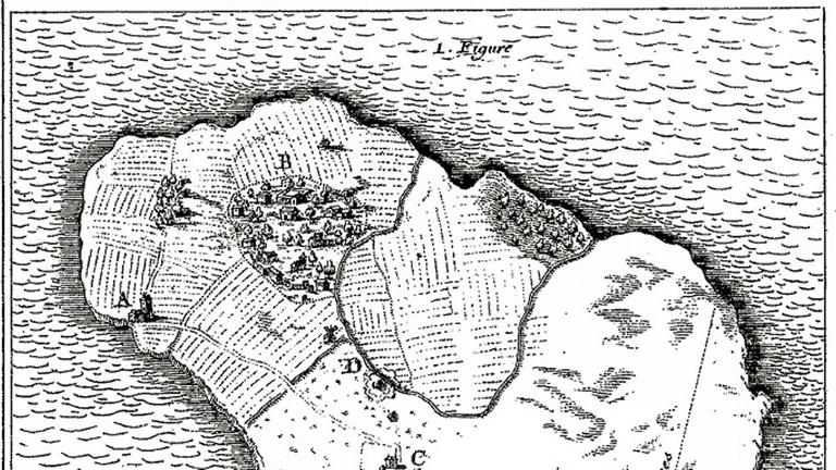 Jean Picard hat die Position des Observatoriums von Tycho Brahe auf der Insel Ven im Öresund vermessen Jean Picard hat die Position des Observatoriums von Tycho Brahe auf der Insel Ven im Öresund vermessen