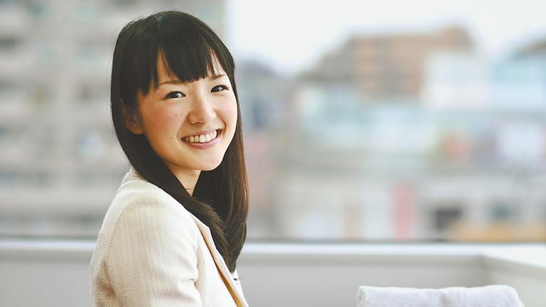 Die japanische Autorin Marie Kondo in Tokio Die japanische Autorin Marie Kondo in Tokio