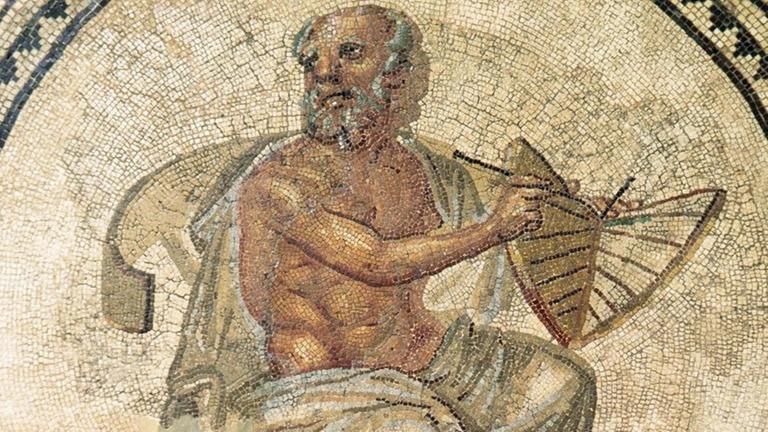 Anaximander auf einem Mosaik Anaximander auf einem Mosaik