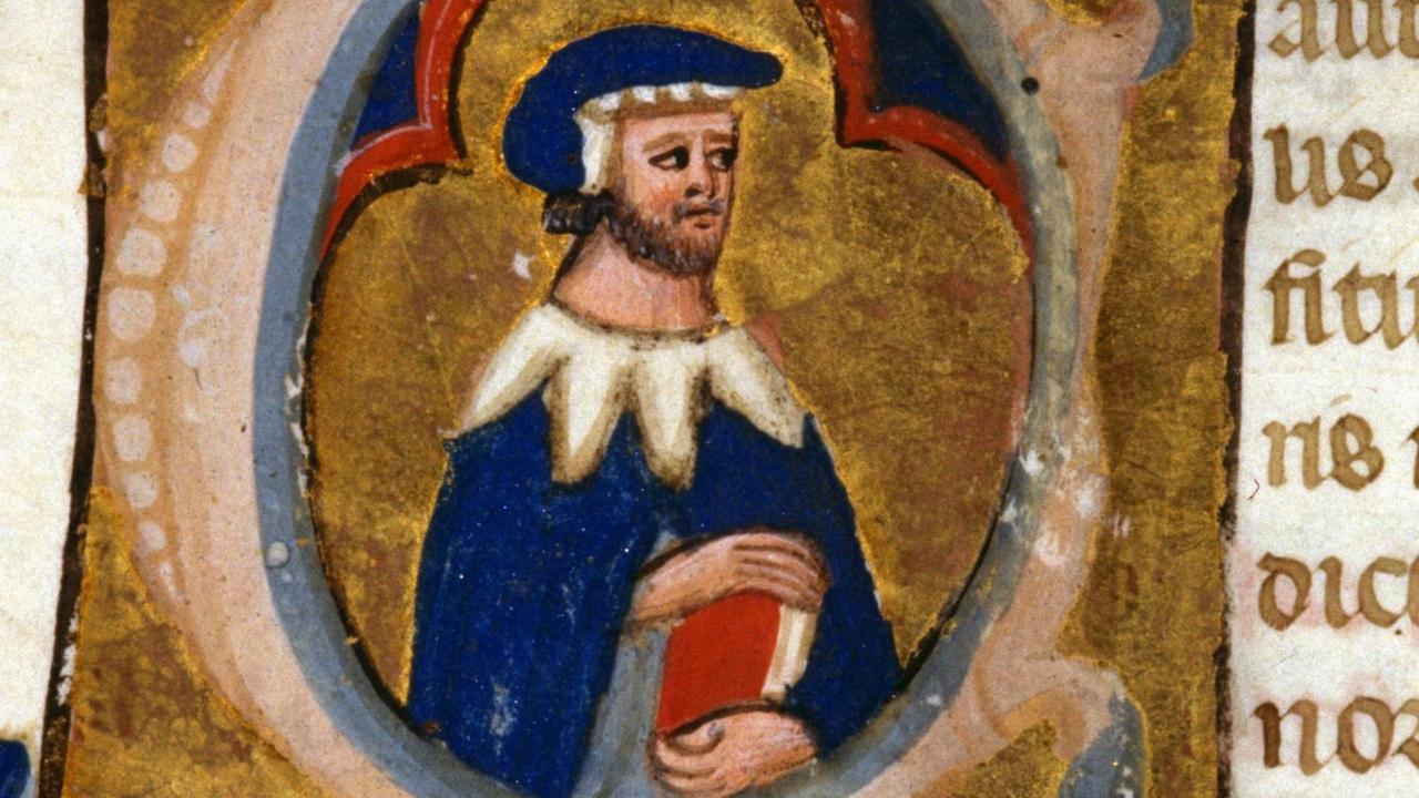 Ein Porträt von Cassiodorus in einer Darstellung aus dem 15. Jahrhundert Ein Porträt von Cassiodorus in einer Darstellung aus dem 15. Jahrhundert