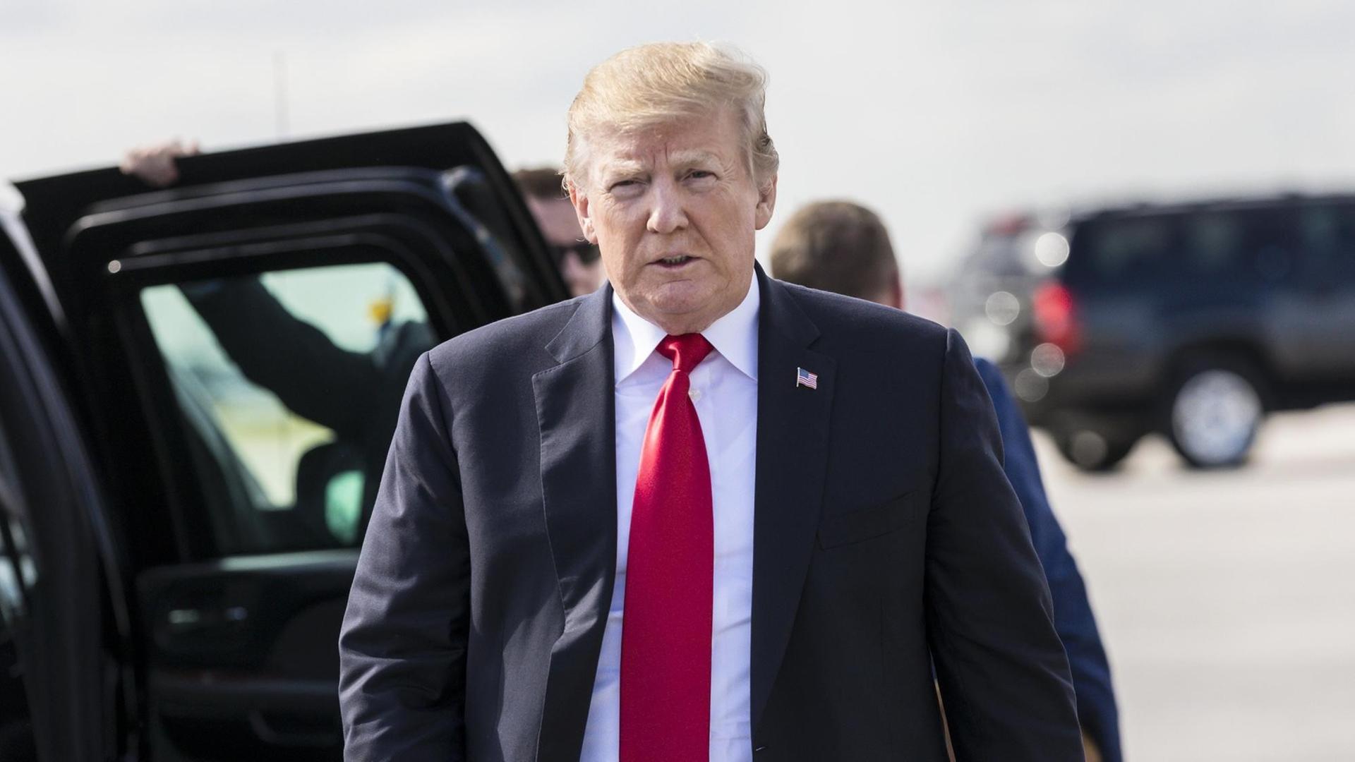 Sieht sich durch den Mueller-Bericht entlastet: US-Präsident Donald Trump Sieht sich durch den Mueller-Bericht entlastet: US-Präsident Donald Trump