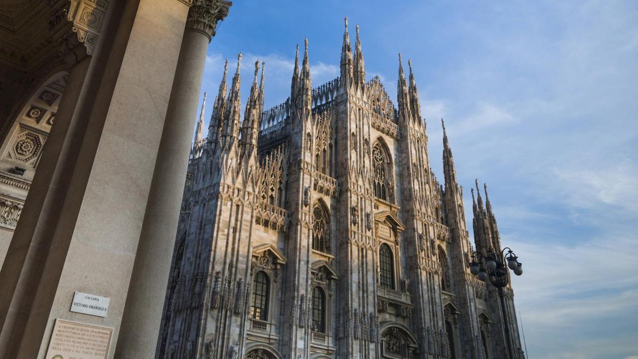 Blick auf den Mailänder Dom Blick auf den Mailänder Dom