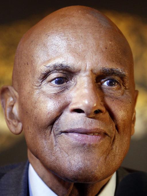 Der US-Schauspieler und Sänger Harry Belafonte, 2012