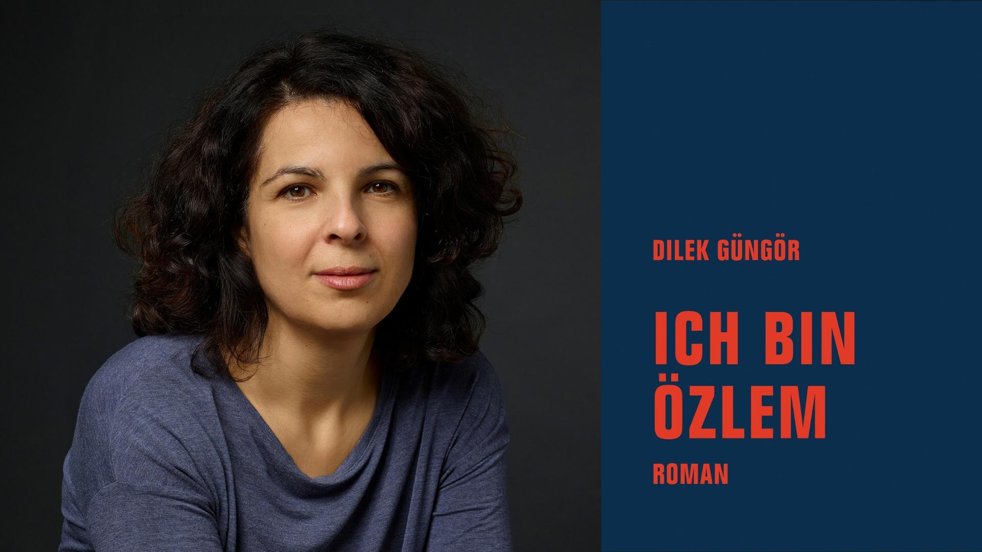 Zu sehen ist die Autorin Dilek Güngör und das Buchcover "Ich bin Özlem" Zu sehen ist die Autorin Dilek Güngör und das Buchcover "Ich bin Özlem"