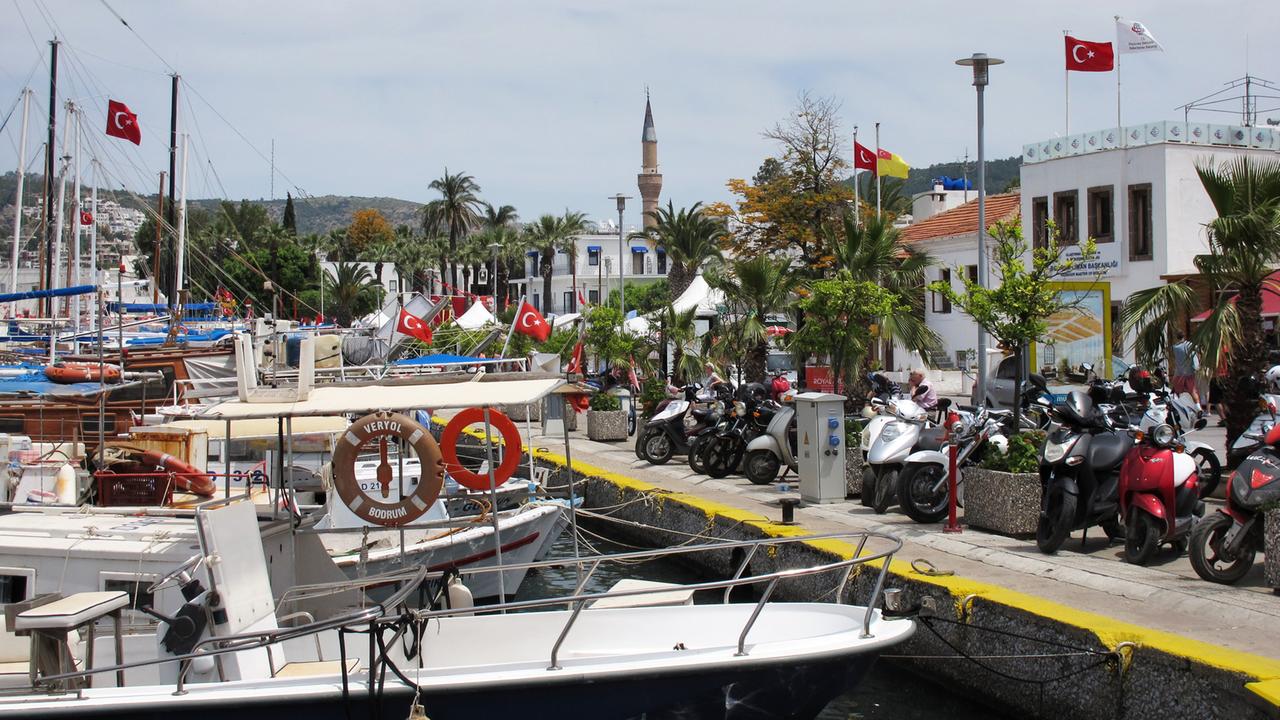 Der Hafen in Bodrum Der Hafen in Bodrum