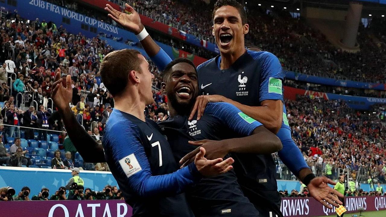 Der erste Finalist der Fußball-WM 2018 steht fest: Frankreich.