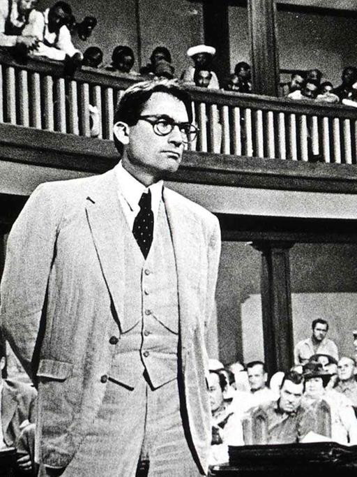 Gregory Peck als Anwalt Atticus Finch in "Wer die Nachtigall stört" (1962).