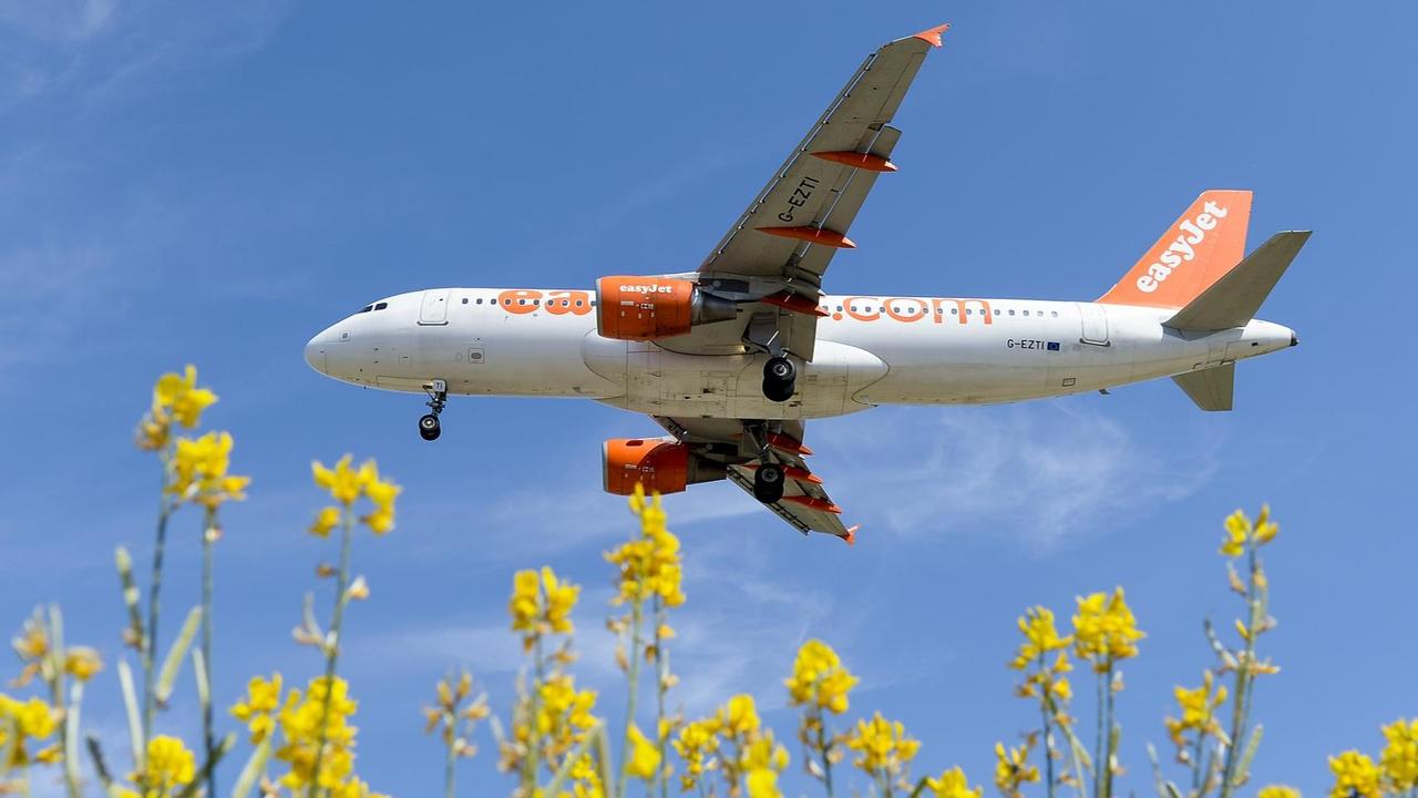 An airplane of the British airline Easyjet prepares to land to Barcelona's airport on June 6, 2016. JOSEP LAGO / AFP An airplane of the British airline Easyjet prepares to land to Barcelona's airport on June 6, 2016. JOSEP LAGO / AFP