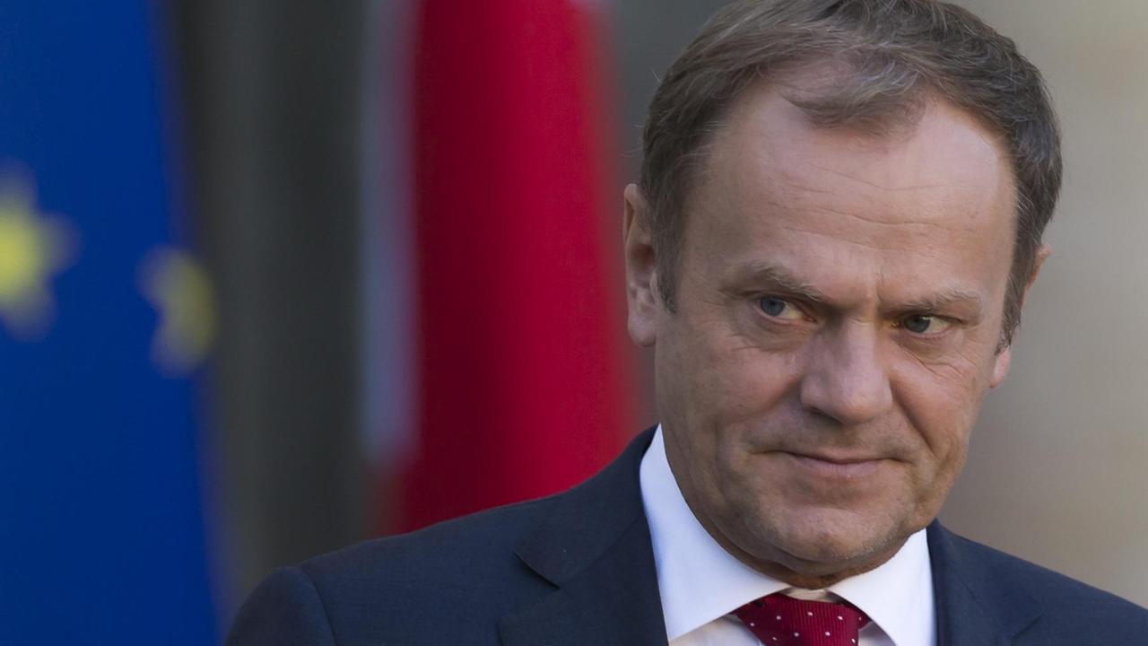 Der EU-Ratspräsident Donald Tusk (23.11.2015). Der EU-Ratspräsident Donald Tusk (23.11.2015).