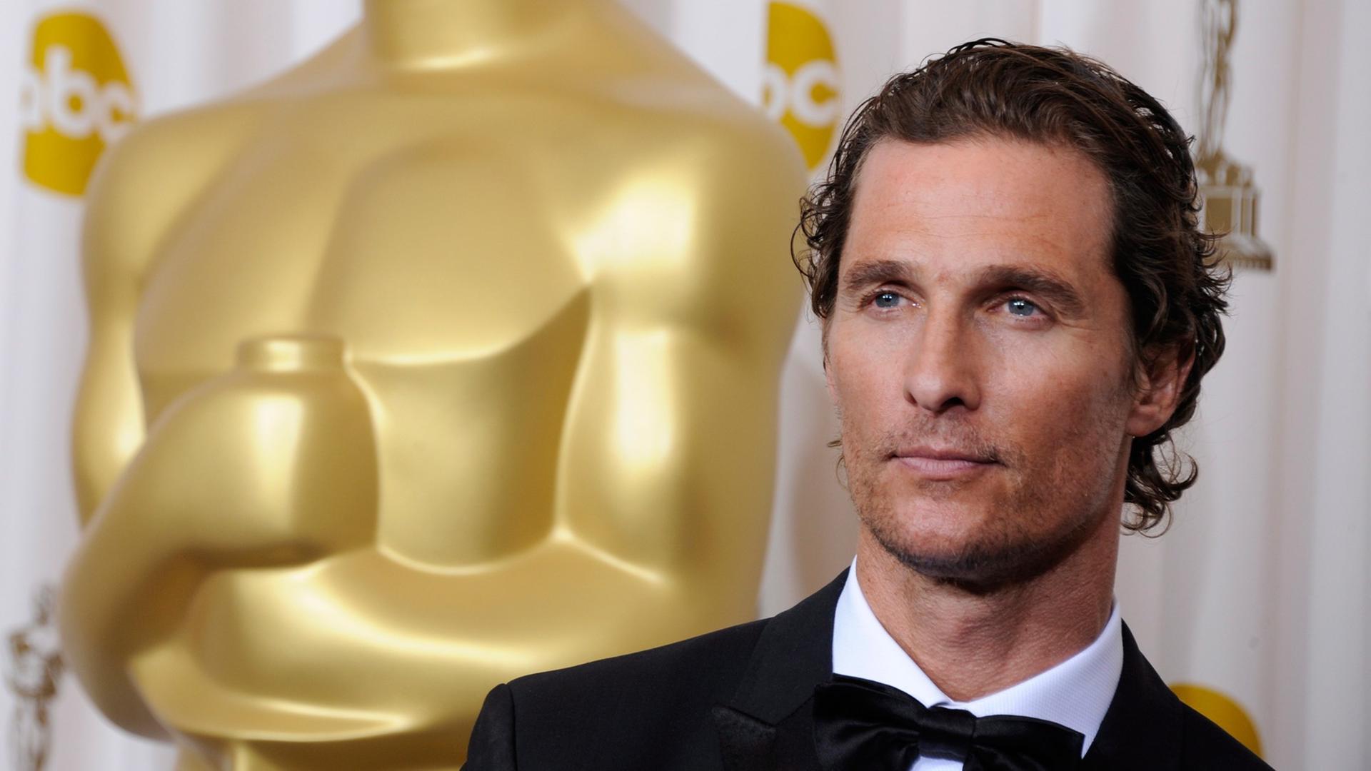 Der US-Schauspieler Matthew McConnaughey während der 83. Oscar-Verleihung im Kodak Theatre im kalifornischen Hollywood am 27. Februar 2011. Der US-Schauspieler Matthew McConnaughey während der 83. Oscar-Verleihung im Kodak Theatre im kalifornischen Hollywood am 27. Februar 2011.