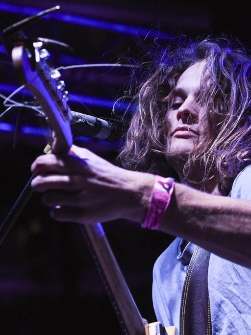 King Gizzard & The Lizard Wizard live auf der JBL Soundstage. Las Vegas, 18.04.2017