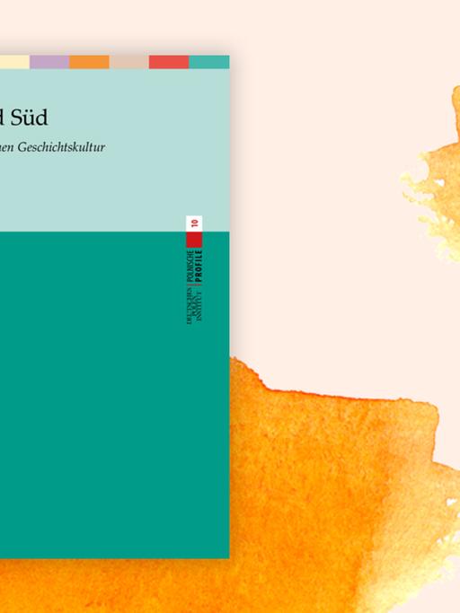 Das Cover von Marek Cichockis Buch "Nord und Süd" auf orange-weißem Hintergrund,
